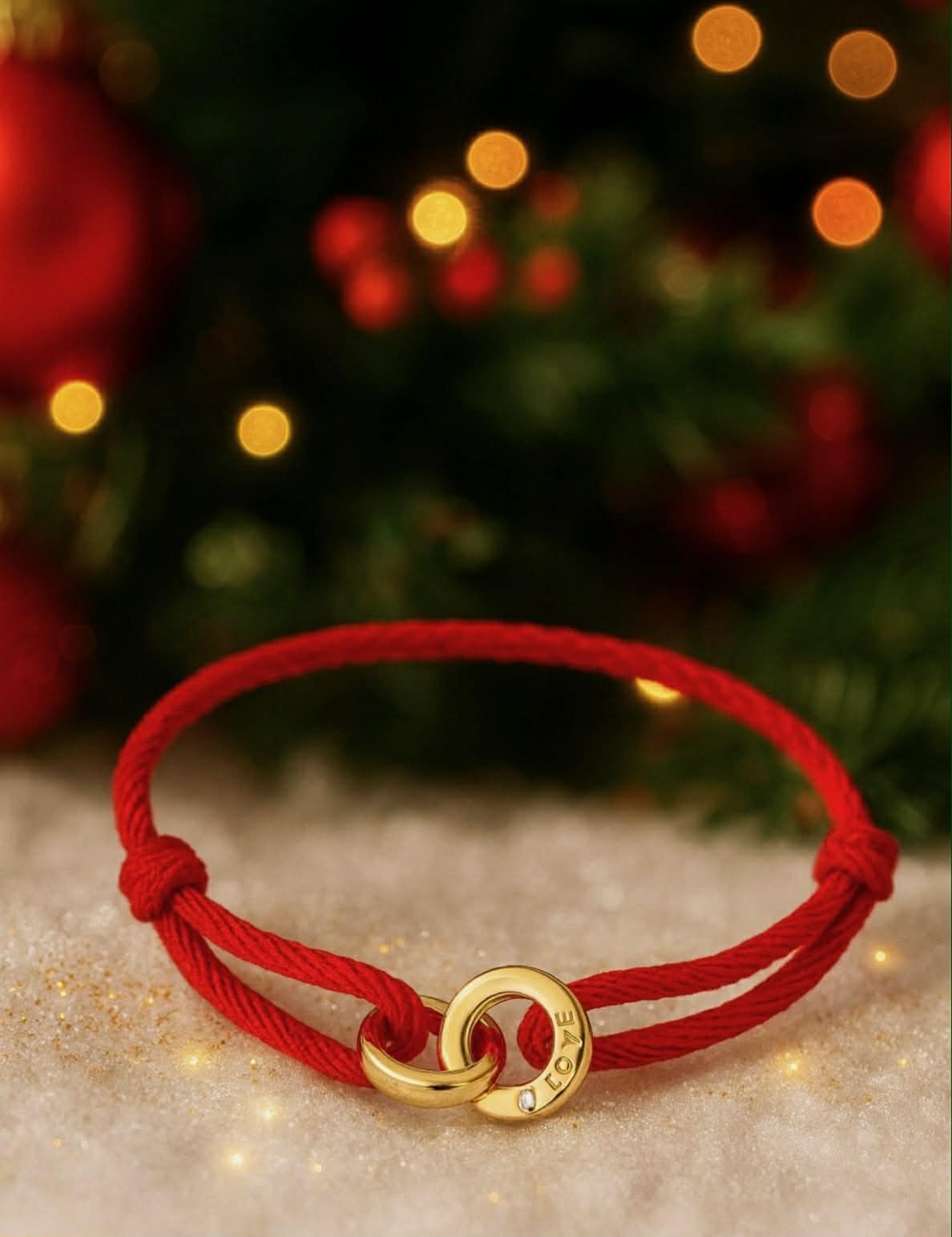 ROSSO – bransoletka sznurkowa