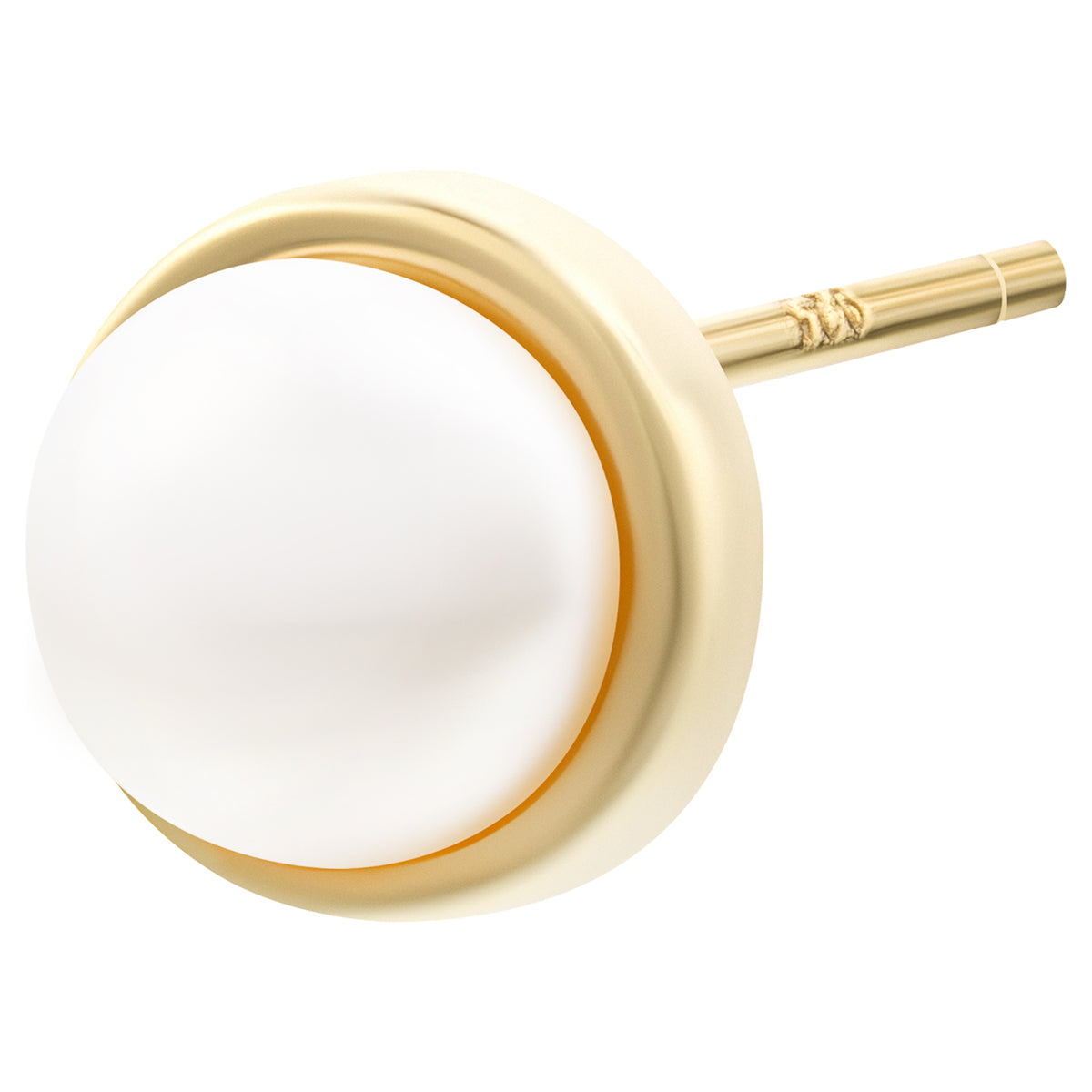 PERLA – Klasyczne kolczyki z perłą słodkowodną