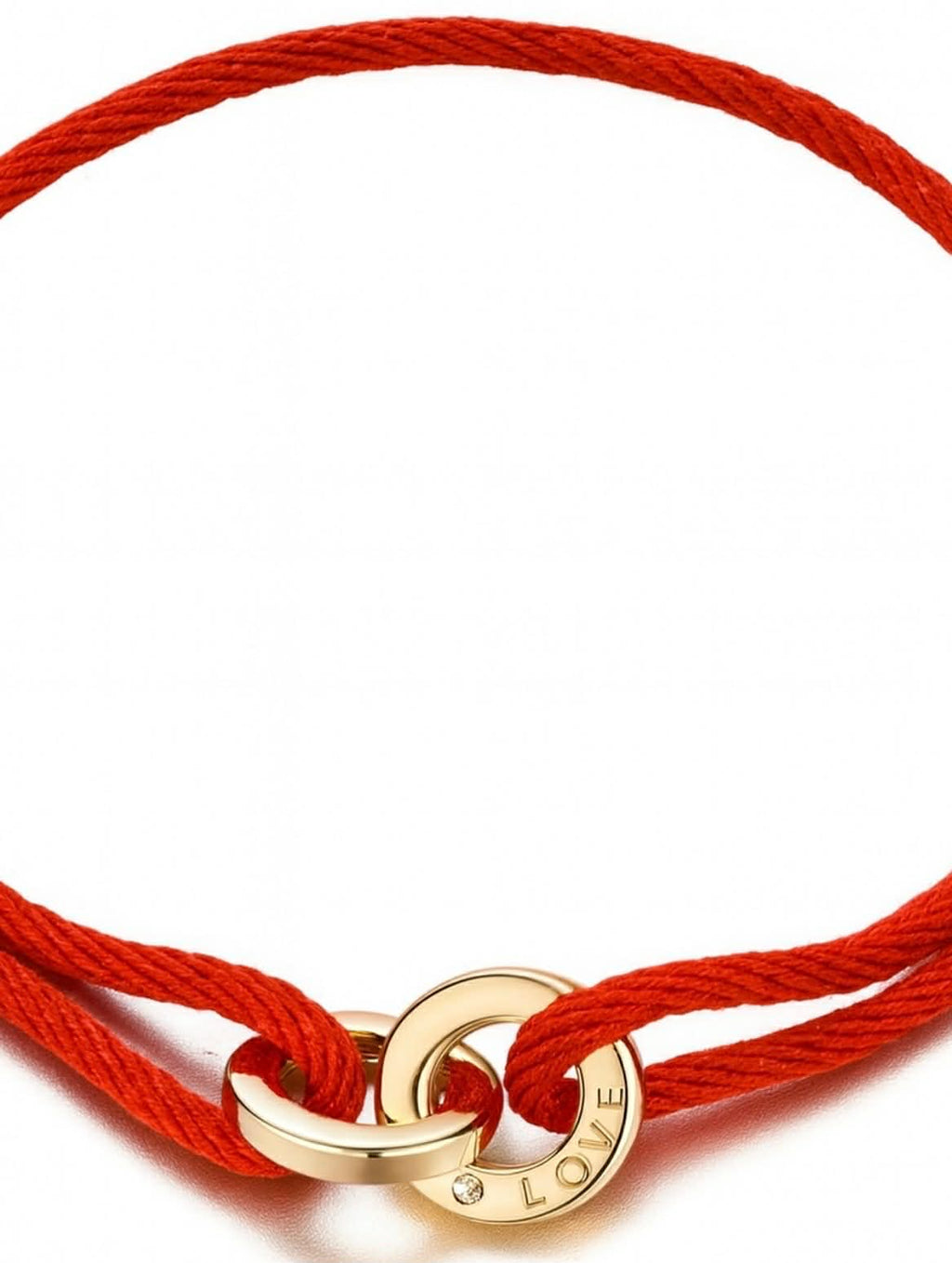 ROSSO – bransoletka sznurkowa